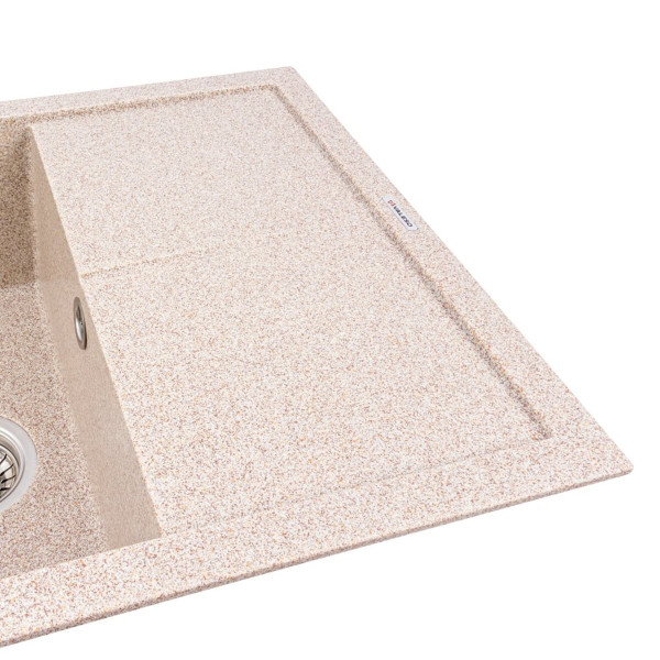 Гранітна мийка VALESO CALYPSO 7950 матова Карамель