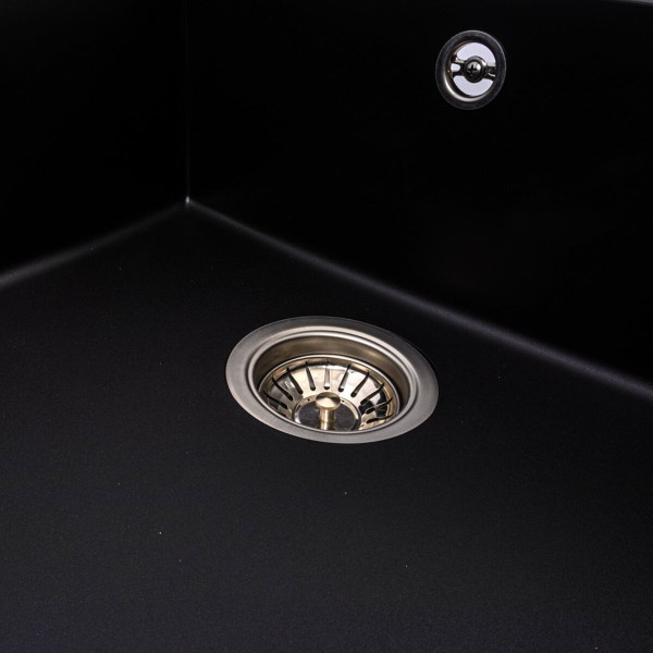 Гранітна мийка VALESO CALYPSO 7950 матова Чорна