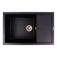 Гранитная мойка для кухни VALESO CALYPSO 7950 матовая Черная