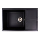Гранітна мийка VALESO CALYPSO 7950 матова Чорна