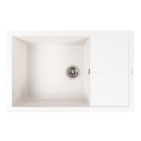 Гранітна мийка VALESO CALYPSO 7950 матова Біла в крапку