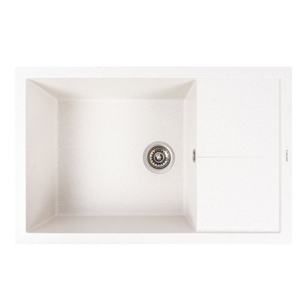 Гранітна мийка VALESO CALYPSO 7950 матова Біла в крапку