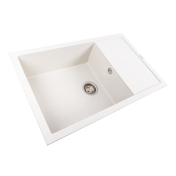 Гранітна мийка VALESO CALYPSO 7950 матова Біла в крапку