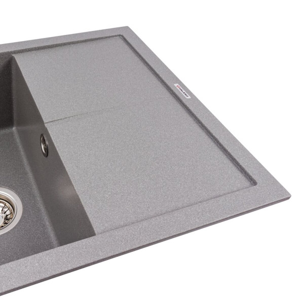Гранітна мийка VALESO CALYPSO 7950 матова Сірий мусон