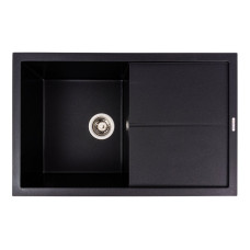 Гранитная матовая мойка VALESO MAGNUM 7950 (Чёрный металлик)