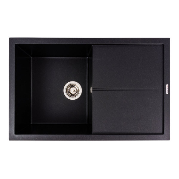 Гранітна матова мийка VALESO MAGNUM 7950 (Чорний металік)