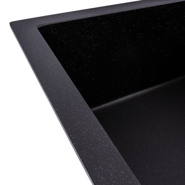 Гранітна матова мийка VALESO MAGNUM 7950 (Чорний металік)