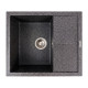 Кухонна гранітна мийка 5850 REYNA VALESO графіт