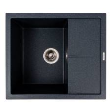 Гранитная кухонная мойка Valeso 5850 REYNA матовая антрацит