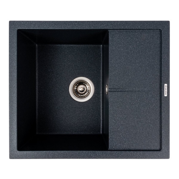 Гранітна кухонна мийка Valeso 5850 REYNA матова антрацит