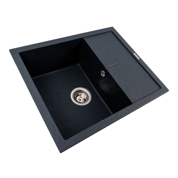 Гранітна кухонна мийка Valeso 5850 REYNA матова антрацит