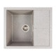 Кухонна гранітна мийка 5850 REYNA VALESO сіра
