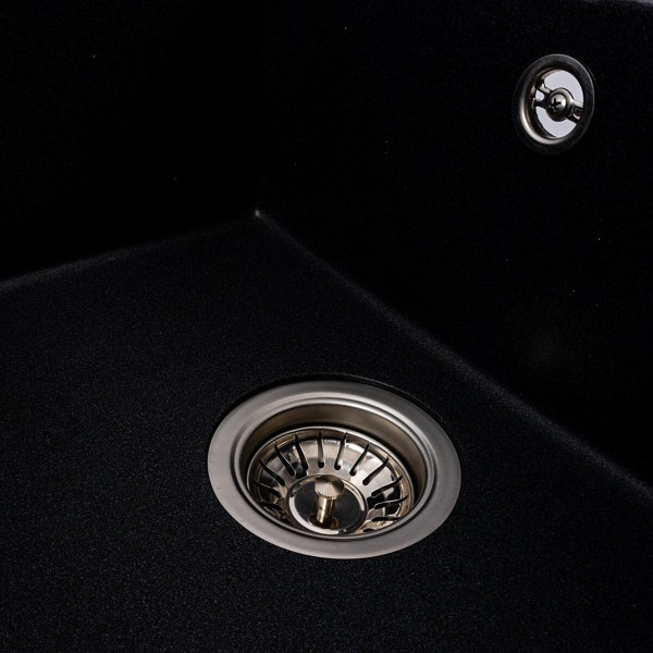 Кухонна гранітна мийка 5850 REYNA VALESO карбон