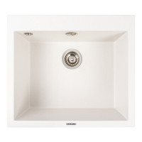 Кухонная гранитная мойка 5750 DAVINA VALESO белоснежная
