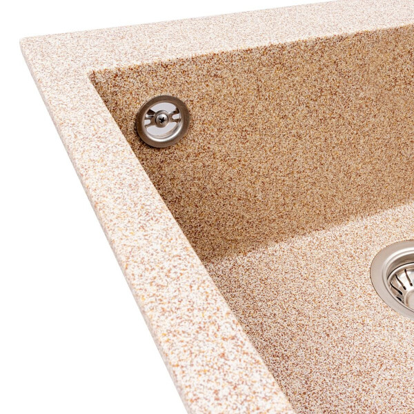 Кухонна гранітна мийка 5750 DAVINA VALESO карамель