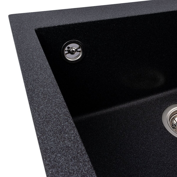 Кухонна гранітна мийка 5750 DAVINA VALESO карбон