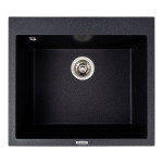 Кухонна гранітна мийка 5750 DAVINA VALESO карбон