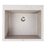 Кухонна гранітна мийка 5750 DAVINA VALESO сірий