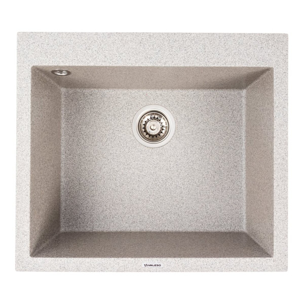 Кухонна гранітна мийка 5750 DAVINA VALESO сірий