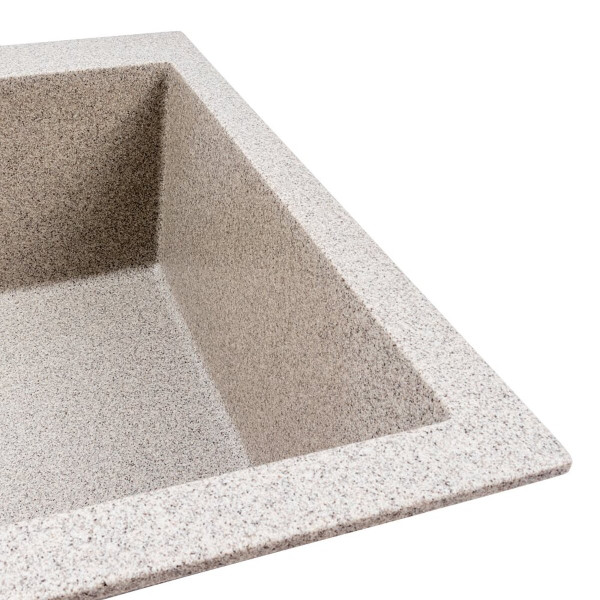 Кухонна гранітна мийка 5750 DAVINA VALESO сірий