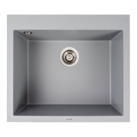Кухонная гранитная мойка 5750 DAVINA VALESO серый металлик