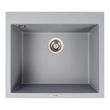 Кухонная гранитная мойка 5750 DAVINA VALESO серый металлик