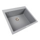 Кухонна гранітна мийка 5750 DAVINA VALESO сірий металік