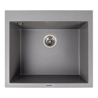 Кухонна гранітна мийка 5750 DAVINA VALESO сірий мусон
