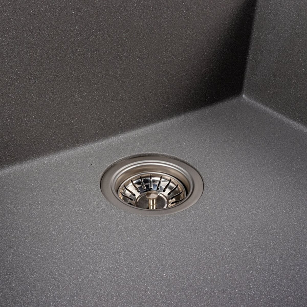Кухонна гранітна мийка 5750 DAVINA VALESO сірий мусон