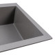 Кухонна гранітна мийка 5750 DAVINA VALESO сірий мусон