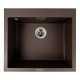 Кухонна гранітна мийка 5750 DAVINA VALESO темна скеля