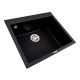 Кухонна гранітна мийка 5750 DAVINA VALESO чорний