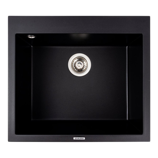Кухонна гранітна мийка 5750 DAVINA VALESO чорний