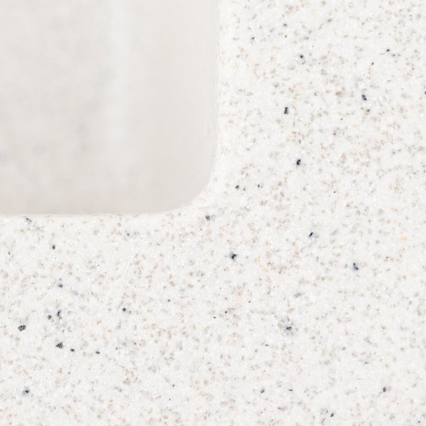 Кухонна гранітна мийка 5444 AMELI VALESO біла в крапку