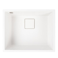 Кухонная гранитная мойка 5444 AMELI VALESO белоснежная