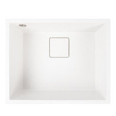 Кухонная гранитная мойка 5444 AMELI VALESO белоснежная