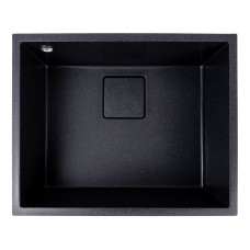 Кухонная гранитная мойка 5444 AMELI VALESO карбон, под столешницу