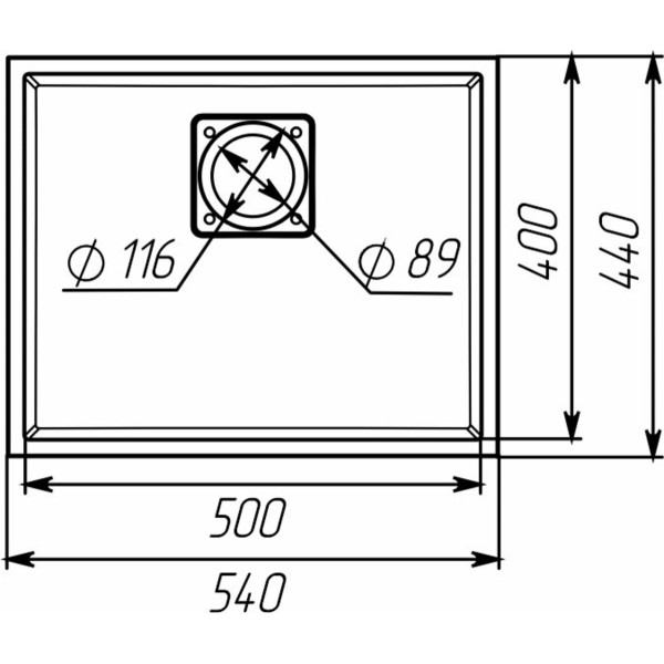 Кухонна гранітна мийка 5444 AMELI VALESO пісок