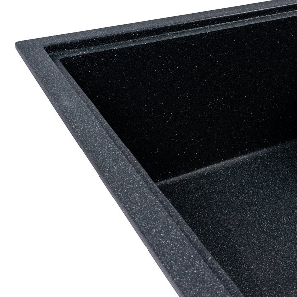 Кухонна гранітна мийка 6550 ESTERIS VALESO антрацит