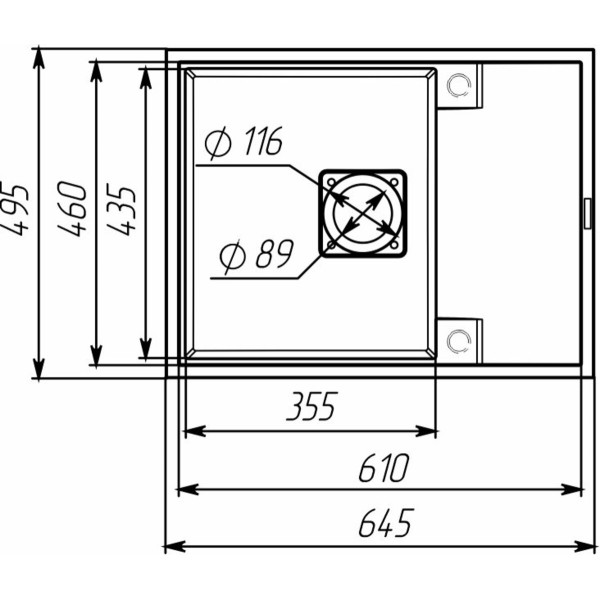 Кухонна гранітна мийка 6550 ESTERIS VALESO біла в крапку