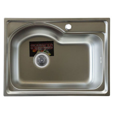 Кухонна мийка з нержавіючої сталі Valeso 5843 ДЕКОР 0,6/170