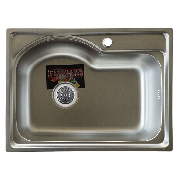 Кухонна мийка з нержавіючої сталі Valeso 5843 ДЕКОР 0,6/170