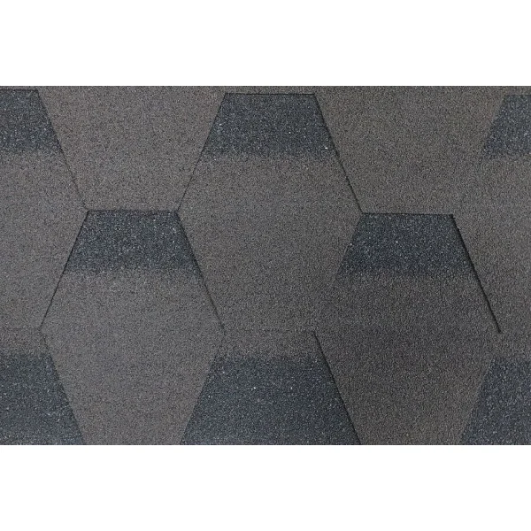 Битумная черепица SIM SHINGLE HEXAGONAL каштан (2,52 м²)