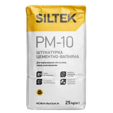 Siltek PM-10 Цементно-известковая штукатурка, 25 кг
