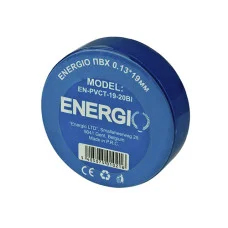 Изоляционная лента 0.13х19мм Energio 20м синяя