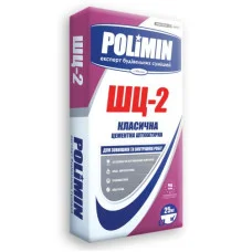 Polimin ШЦ-2 штукатурка выравнивающая цементная 25 кг