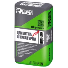 Поліпласт ПЦШ-008 цементна штукатурка 25 кг.