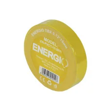 Изоляционная лента 0.12х15мм Energio 20м желтая