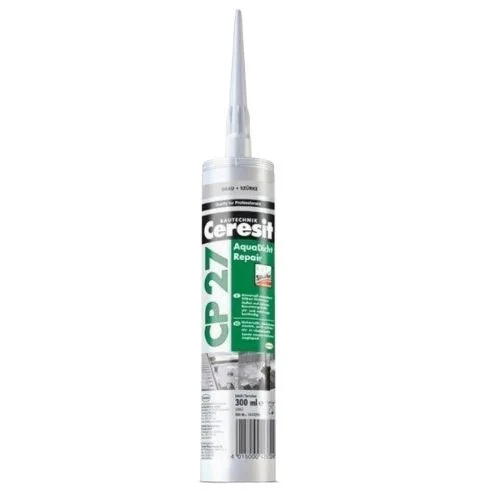 Герметик CERESIT СР27 Aquablock, серый, 300 гр.