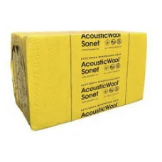 Acoustic Wool Sonet Акустична мінеральна вата 6,0 м2/упак, (1000*600*50) 48 кг/м.